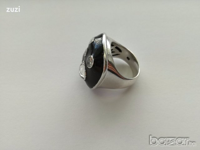 Пръстен Folli Follie с цирконий - сребро проба 925 , снимка 4 - Пръстени - 19319883