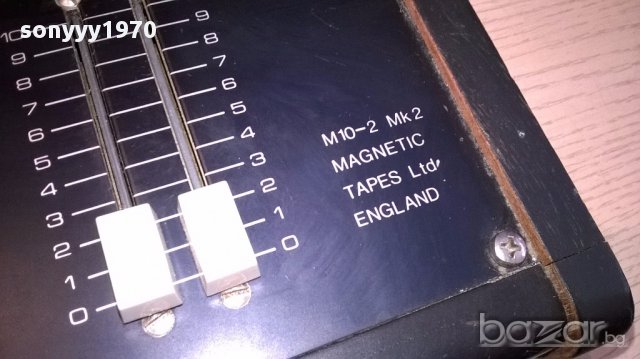 ПОРЪЧАН-Magnetics tapes ltd-england-профи машина, снимка 10 - Ресийвъри, усилватели, смесителни пултове - 14942906