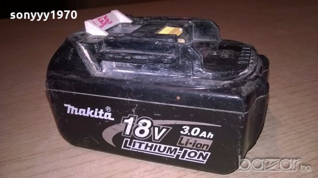 makita li-ion battery pack-18v/3.0ah-внос англия, снимка 2 - Други инструменти - 18778143