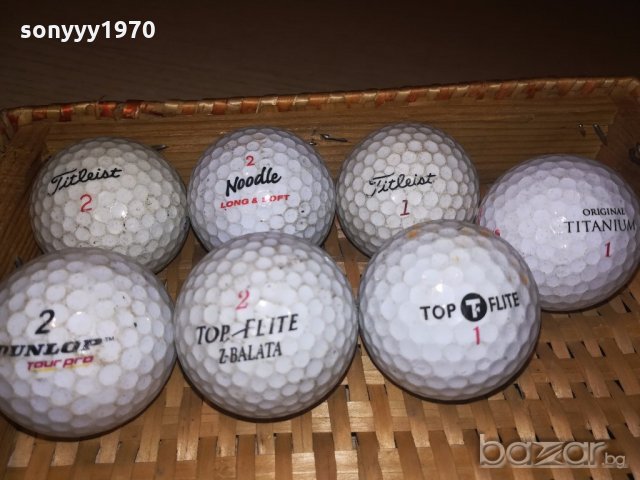 топки за голф-7бр-внос англия, снимка 1 - Голф - 20096370