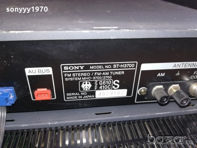 sony amplifier+cd+deck+tuner-made in japan-внос швеицария, снимка 13 - Ресийвъри, усилватели, смесителни пултове - 21240479