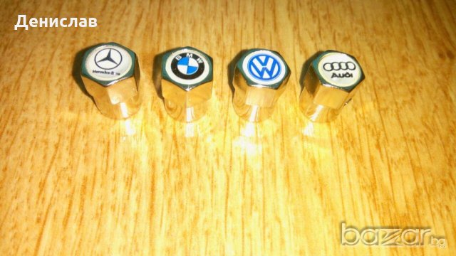 Капачки за вентили на Mercedes,BMW, Audi,Volkswagen,Opel и други марки, снимка 5 - Аксесоари и консумативи - 19268448