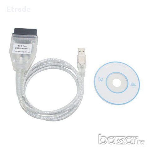 USB кабел за диагностика на БМВ BMW INPA K+DCAN , снимка 6 - Аксесоари и консумативи - 11495612