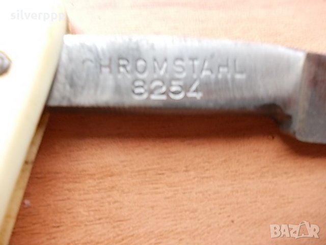  стар бръснач Солинген  - 4, снимка 5 - Антикварни и старинни предмети - 22396696