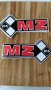 Емблеми - лепенки за мотори MZ Honda Simson Balkan Suzuki Java etz, снимка 1 - Аксесоари и консумативи - 20518113