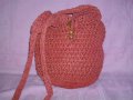 Чанта от зебло "Н&М"® / оранжева чанта, снимка 1 - Чанти - 12406441