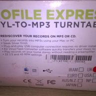 Ion-profile express-vinyl to mp3 turnable-в кашон-внос англия, снимка 17 - Ресийвъри, усилватели, смесителни пултове - 16846216