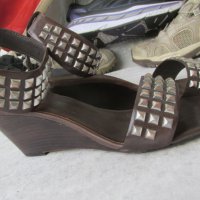 НОВИ шик дамски сандали , летни обувки N - 37 - 38 ASH® original, 3x 100% естествена кожа, снимка 2 - Сандали - 26124464