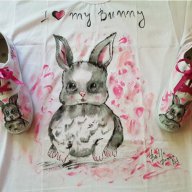 Ръчно рисувани дрехи -Тениски за възрастни и деца, снимка 5 - Други - 16005015