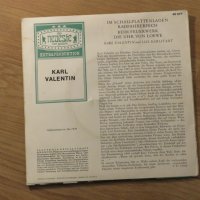 малка грамофонна плоча Карл Валентин, Karl Valentin  - изд.80те г., снимка 2 - Грамофонни плочи - 24945739