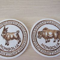 Сет от две декорации от филц, Монголия, снимка 2 - Декорация за дома - 20698598
