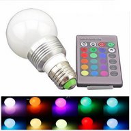 LED 9W RGB лампа с дистанционно управление Е27 220V, снимка 2 - Лед осветление - 13312756