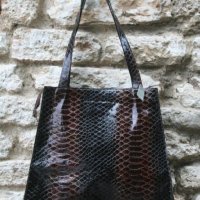 дамска чанта естествена кожа тип торба, снимка 6 - Чанти - 19428544