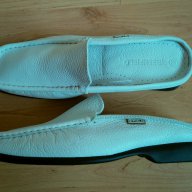 GREENFIELD - чисто нови затворени чехли от естествена кожа, снимка 2 - Чехли - 11556322