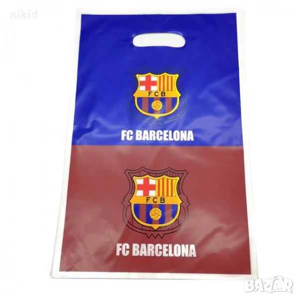 FCB Barcelona Барселона 10 бр торбички за сладки подарък рожден ден парти, снимка 1