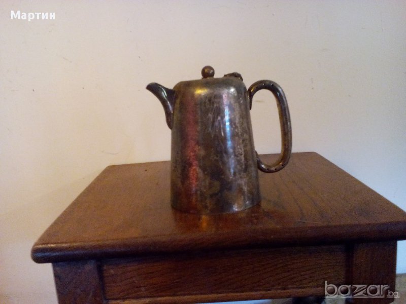 Стар масивен посребрен - Чйник -1л. ! (121244), снимка 1