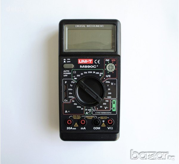 Мултицет с термосонда и зумер M-890F VAC/VDC | AAC/ADC | OHM | °C | F , снимка 1