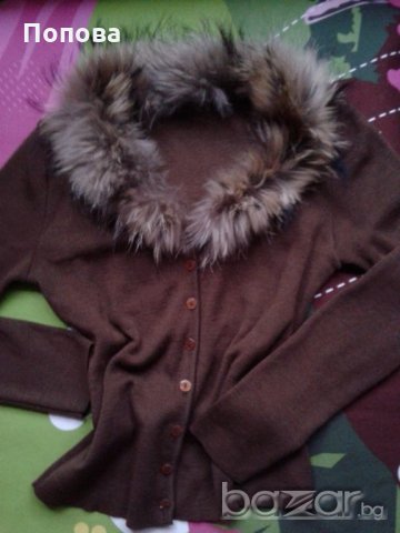 Уникална  жилетка с каскадна  лисица, снимка 4 - Жилетки - 19913631