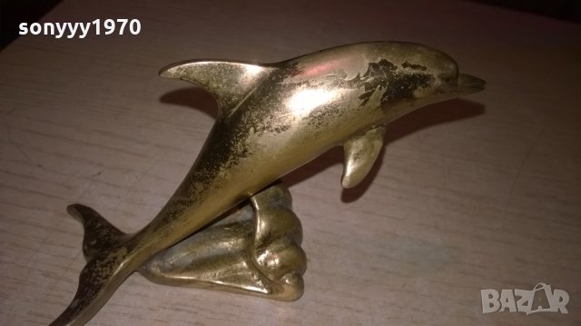 делфин-ретро колекция-внос испания-12х8х5см, снимка 4 - Колекции - 25242788