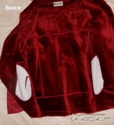 Дамско червено  зимно палто , снимка 7 - Палта, манта - 20824554