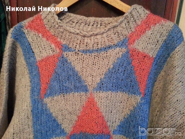 Мъжки зимен пуловер, снимка 2 - Блузи - 12290164