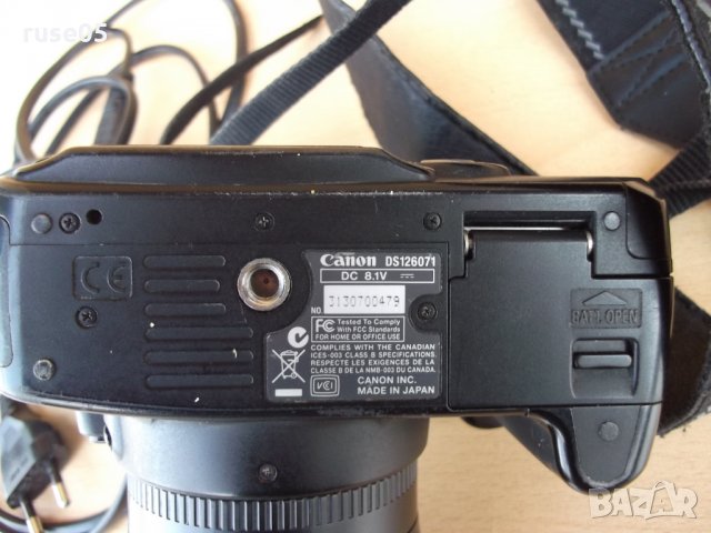 Фотоапарат "Canon - EOS - 350D" с обектив работещ, снимка 5 - Фотоапарати - 24454233