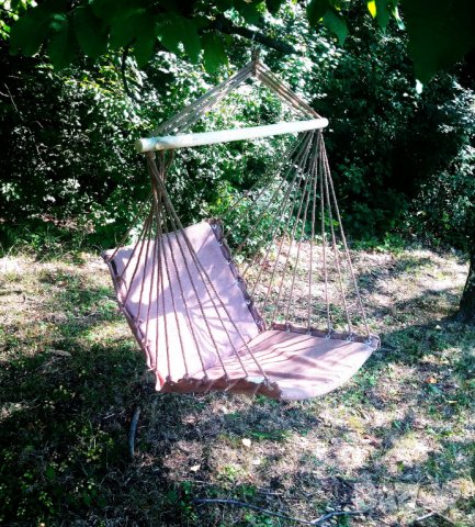 Висящ стол - люлка, снимка 2 - Градински мебели, декорация  - 23111581