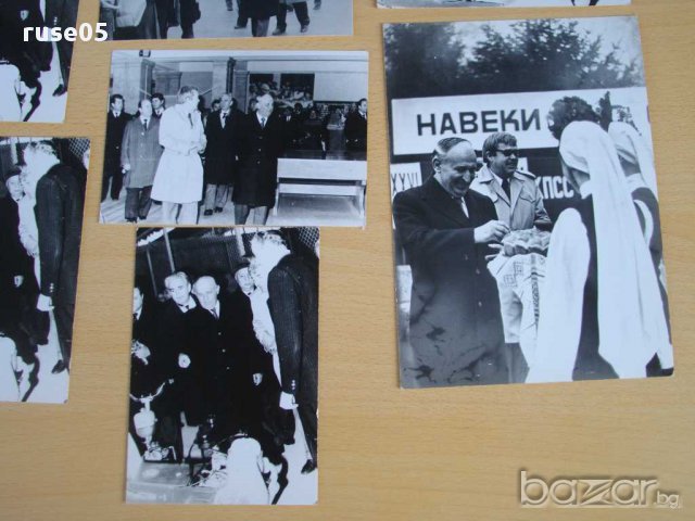 Лот от снимки от посещението на Т.Живков във ВИММЕСС - Русе, снимка 4 - Други ценни предмети - 11934205