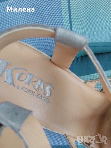 Кожени сандали Korks 39 номер, снимка 9 - Сандали - 25969107
