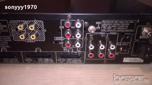 technics st-ch770 tuner/sound processor-made in japan, снимка 11 - Ресийвъри, усилватели, смесителни пултове - 18423723