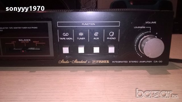 fisher ca-30 amplifier-made in japan-внос швеицария, снимка 5 - Ресийвъри, усилватели, смесителни пултове - 14230794