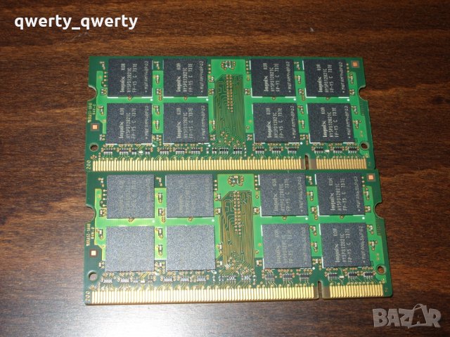 SODIMM памет Hynix 1GB DDR2, снимка 2 - Части за лаптопи - 25660724