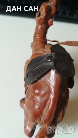 камилска кожа скулптура камила, снимка 4 - Антикварни и старинни предмети - 24951353