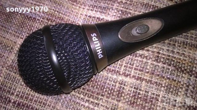 philips-profi microphone-метален-жичен-внос швеицария, снимка 7 - Микрофони - 22245232