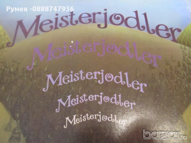  Рядка Грамофонна плоча Meisterjodler - немски планинарски песни ETERNA - GDR GERMANY изд.1977г., снимка 2 - Грамофонни плочи - 13322838