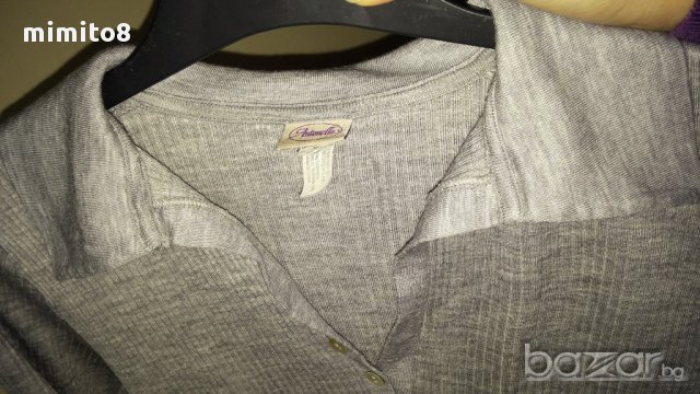 сива блуза яка, снимка 2 - Ризи - 13074315