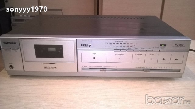 Telefunken hc800 stereo deck-внос швеицария, снимка 3 - Ресийвъри, усилватели, смесителни пултове - 18477883
