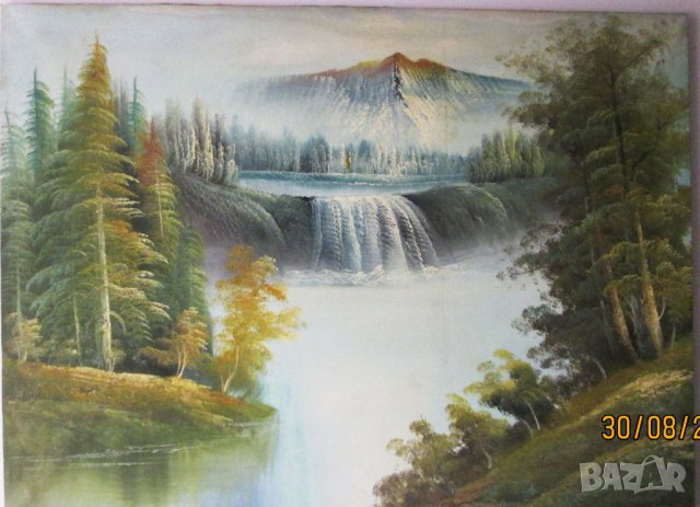 -20%Продавам картини с размери 90 х 120 см. рисувани с маслени бои върху платно ,бартер за лапто, снимка 11 - Картини - 20692080