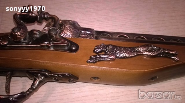 АНТИКА-Пищов-запалка-ретро колекция-40х15см-внос швеицария, снимка 11 - Антикварни и старинни предмети - 18136968