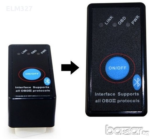 on/off ELM327 OBD2 Bluetooth интерфейс за диагностика на автомобила Ви, снимка 7 - Аксесоари и консумативи - 8331352