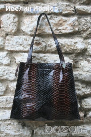 дамска чанта естествена кожа тип торба, снимка 6 - Чанти - 19428544