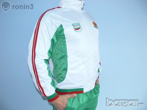 Мъжки спортен екип БЪЛГАРИЯ 485, бяло, зелено, червено, полиестер. , снимка 12 - Спортни дрехи, екипи - 7292112
