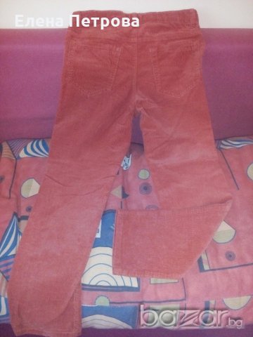 Класически оранжеви джинси размер 140-9/10години, снимка 2 - Детски панталони и дънки - 19527526