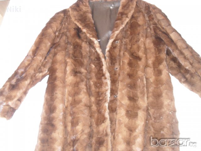 Дамско кожено палто от визон, снимка 3 - Палта, манта - 11751626