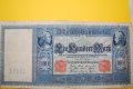 100 марки Германия 1910 червен печат, снимка 1 - Нумизматика и бонистика - 10296653