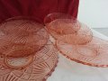   стъклени чинии цветно розово стъкло , снимка 15