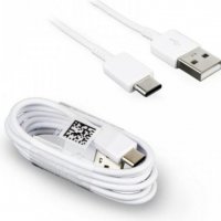 Оригинален бързо зареждащ USB тип C КАБЕЛ ЗА SAMSUNG S8 + зарядно и данни двустранен, снимка 3 - USB кабели - 21618562