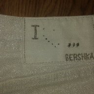 Bershka  панталон с лек блясък, снимка 3 - Панталони - 18392786