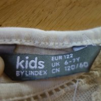 нова тениска Lindex, 6-7г, снимка 3 - Детски тениски и потници - 21345299