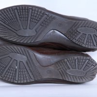 Кафяви велурени обувки FREEMOOD, снимка 7 - Маратонки - 20685650
